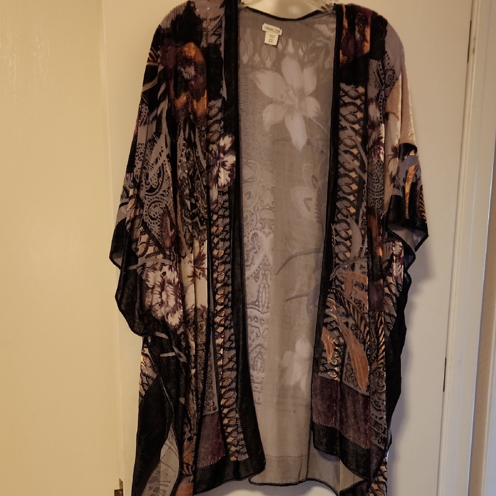 Floral Patterned Kimono Cardigan